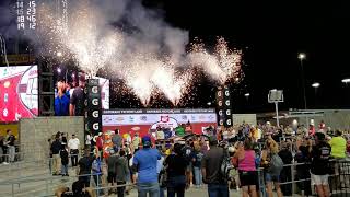 ARCA Menards General Tire 150 Victory Lane Pyro