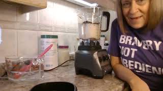 Home made Kefir   apple pie smoothie