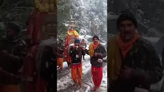 The Shiva deity being taken from Kedarnath to Ukhimutt for safe custody in winter month.....2019