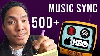 How I Got 513 TV Placements (Sync Licensing) Get Started 2025