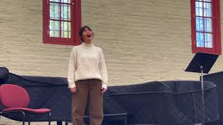 Sophia Katsma - On My Own Rehearsal for Carnegie Hall