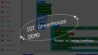 IOT Greenhouse DEMO