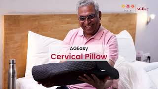 Cervical Pillow for Neck Pain Relief | Must-Have for Seniors| Antara AGEasy