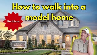 Is this the coolest model home tour ever? Highland Homes Meridiana