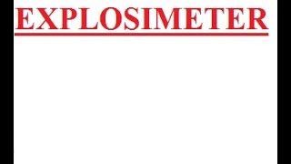 EXPLOSIMETER