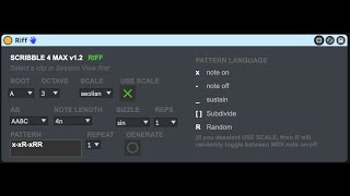 Riff WIP demo for updated version