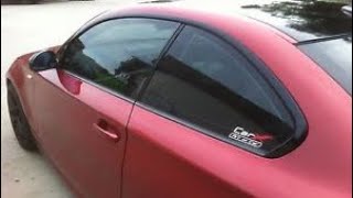 BMW window trim chrome delete