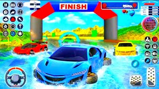 Water Car Racing Simulator 3D - Dirt Chained Cars Stunt Race - Android GamePlay