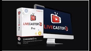 Livecaster 3 Review Demo || Livecaster 3 Pre Recorded Video Livecaster for YouTube and Facebook