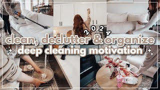 CLEAN DECLUTTER & ORGANIZE 2024 | EXTREME DEEP CLEANING MOTIVATION | DECLUTTER WITH ME