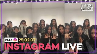 (ENG SUB) NJZ Instagram Live 25.02.07 - First Live as NJZ! (New Song, Complex Con, Future Plans)