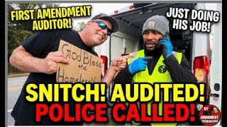 Auditor Harasses Traffic Camera Worker — Mocks Him for Calling Police