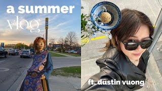 meeting dustin vuong, working at mcmaster and hanging out with roommates