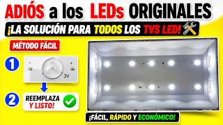 !Adiós a los LEDs originales: ya puedes adaptar sin complicaciones! a todos los TV LEDs.!