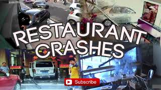 Restaurant CAR Crash Compilation Video - 17 mins