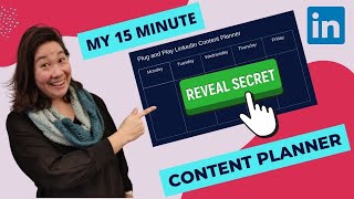 How I fill a months worth of LinkedIn content in 15 minutes.