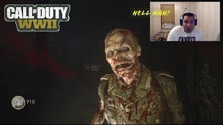 I ACTUALLY GOT SCARED!!! (CALL OF DUTY: WWII) [NAZI ZOMBIES/MULTIPLAYER]