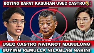 USEC CASTRO NATAKOT MAKULONG BOYING REMULLA NILAGLAG NARIN!#news 