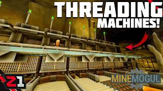 MORE AUTOMATION! Threading Machines And Pipe Rollers! MineMogul Age Of Steel