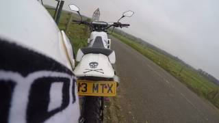 Honda MTX 125 first run round Buckingham FAIL #2