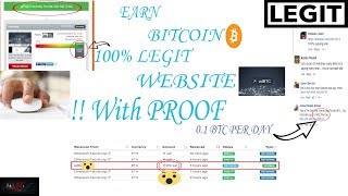 Earn BTC Without Investment 2019 | 100% Legit site with proof and bakwass | By ALL IN ONE BC