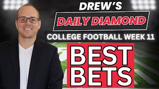 BEST College Football Week 11 Picks & Predictions! | Drew's Daily Diamond