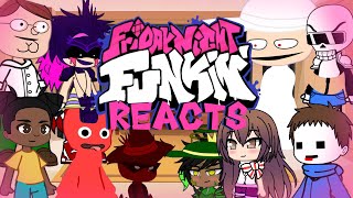 Friday Night Funkin' Mod Characters Reacts | Part 47 | Moonlight Cactus |