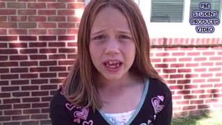 Actual Student Produced Testimonial  "What students learned following the Box Out Bullying Assembly"