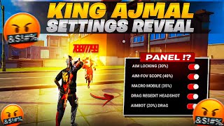 King Ajmal EXPOSED!? 🤬 AJ GAMING ZONE SETTINGS REVEALED 🔥 FREE FIRE MALAYALAM