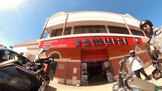 VR 360 Ride Through Setúbal on a Vintage Suzuki Intruder VS600 GL 1996 | Moto Therapy Adventure