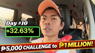 Turning 5,000Php to 1,000,000Php in Swing Challenge - Day 10