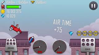 Hill Climb Racing, Jeep, Rooftops, 2977m