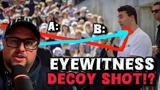 Charlie Kirk: RICOCHET OR DECOY SHOT!? ( eyewitness account ) #charliekirk 