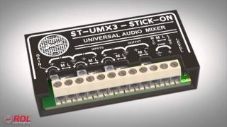 Radio Design Labs ST-UMX3 Universal Audio Mixer Overview | Full Compass