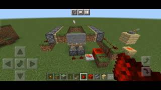 Simple Redstone Door Tutorial for Underground Base in Minecraft Bedrock