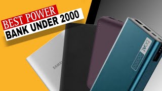 Top 5 power bank under2000 🔋| Fast charging power bank | ⚡Top 5 Best 10000mAh power bank under 2000