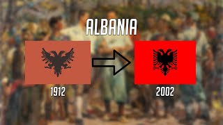 Historical Flag Animation | Albania