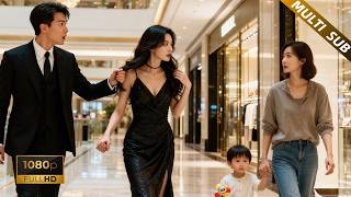 Husband shops with mistress, meets wife missing for years. He panics and chases her.