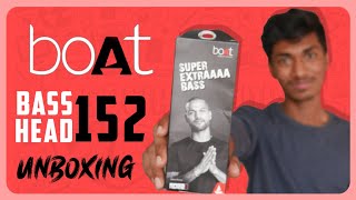 Unboxing Boat baseheads 152 in telugu. Best bass earphones for 400