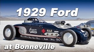 Kowalski Navy Blue 1929 Ford Roadster at 2012 Bonneville