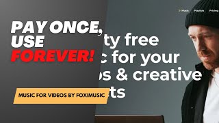 Royalty-Free Music for Creators 🎵 Use It Forever | Foximusic Deal on AppSumo