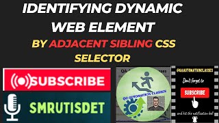 21.Adjacent Sibling| Handle Dynamic Web elements