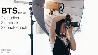 Pro Photoshoot BTS Mix Up. 2 Studios, 3 Models, 3 Photoshoots
