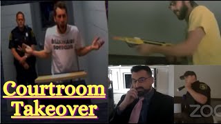 Man takes courtroom hostage using his life as leverage