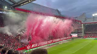 1.FC Kaiserslautern - 1.FC Magdeburg - Vor dem Spiel - Choreos - Pyro