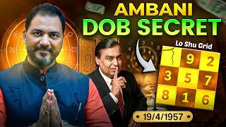 Ambani DOB Secret: 9 5 1 Will Power Yoga in Lo Shu Grid!💸 Numerology Prediction & loshu Grid Yogas