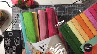 #1 Crepe paper flowers LIVE ROSE
