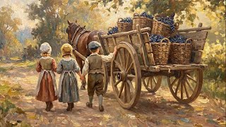 Visual Poems | Grape Harvest Season 🍇 |  Peaceful Rural Life | Relaxing Classic Music