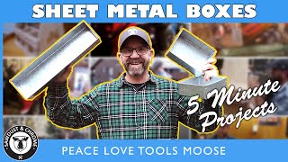 Build a Handy Scrap Metal Box in 5 Minutes: Beginner's Guide to Sheet Metal Projects