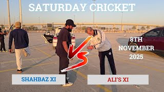 Alis XI vs Shabazs XI 8 November 25 Riyadh Cricket HIghlights